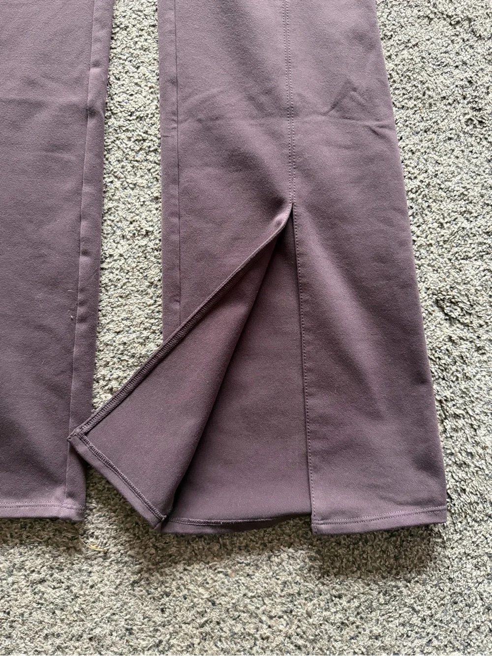 ALO Yoga Raisin Flare Pants with Front Slits